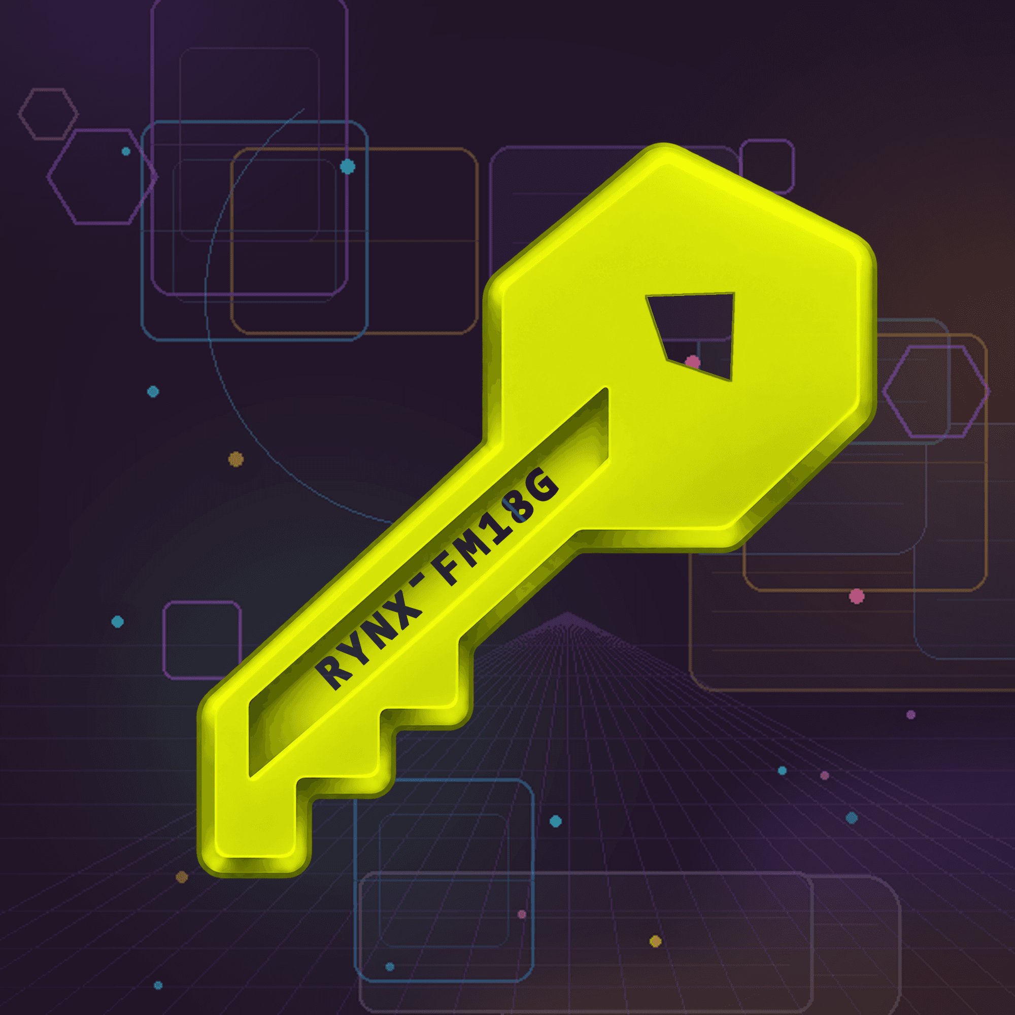 H00D KEY NFT artwork